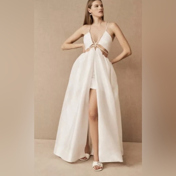 Anthropologie White Maxi Dress - Picture 3 of 14